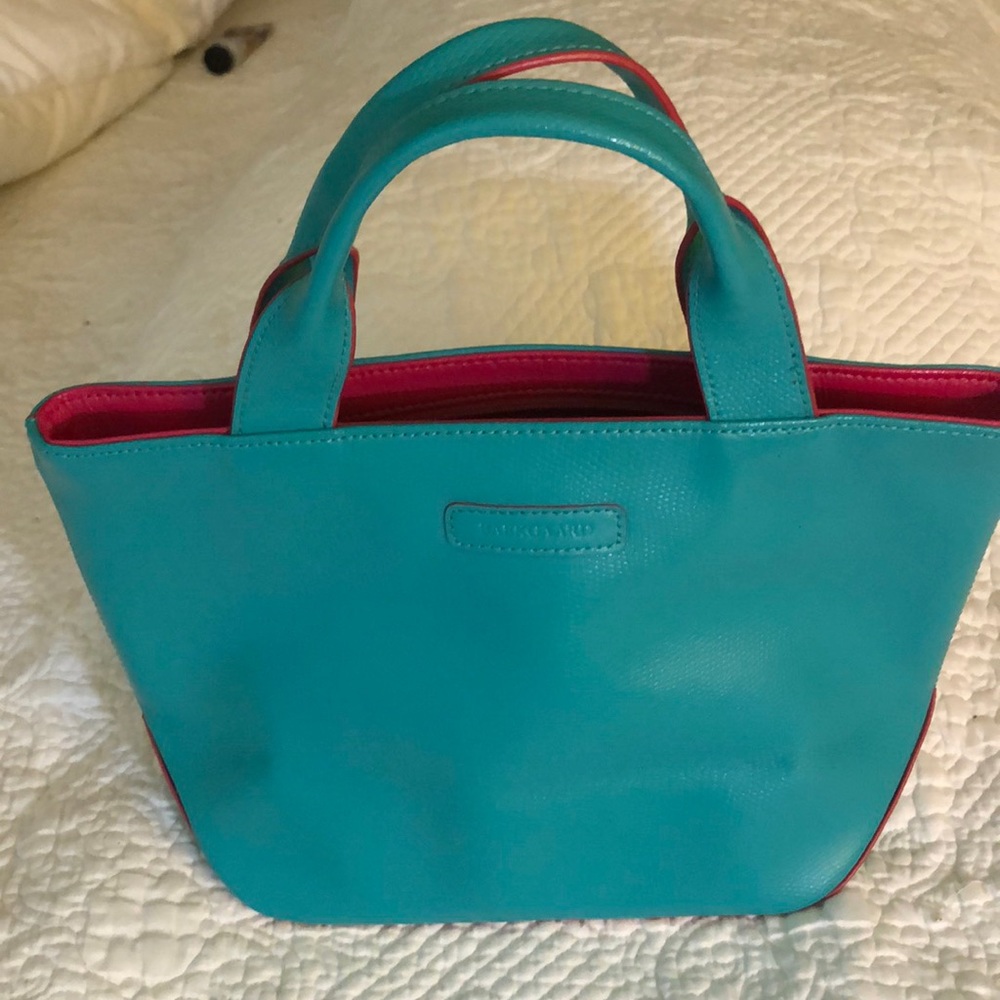 Baekgaard Turquoise Blue Mini Purse - image 1